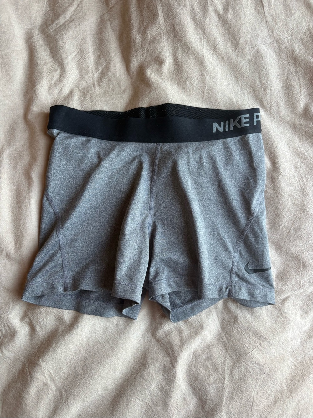Women's Grey Nike Pro Shorts!